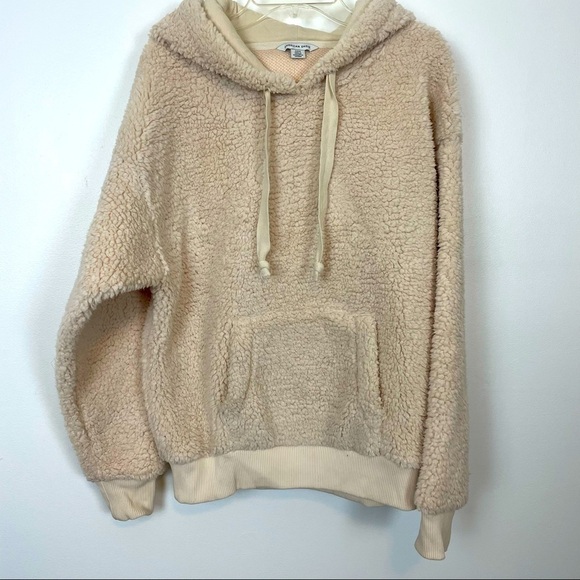 AMERICAN EAGLE OFF WHITE SHERPA SMALL - Picture 1 of 4